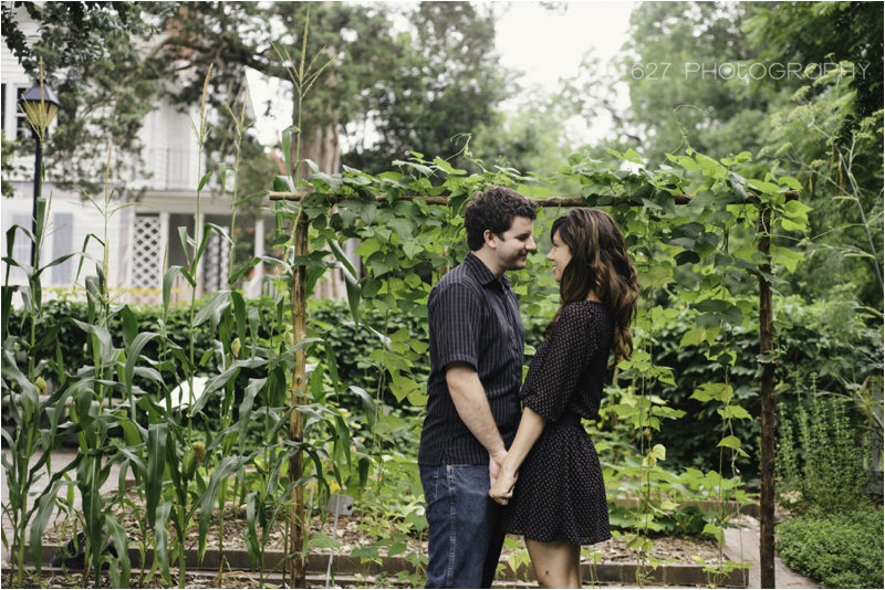 Herb Garden Engagement Photography Session Raleigh NC