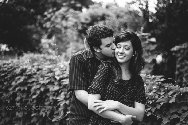 Garden Engagement Photography Session Raleigh NC