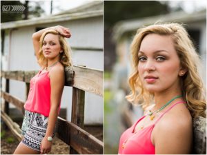 senior portraits on the farm