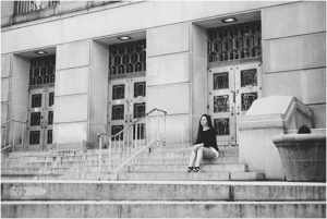 senior portraits black and white