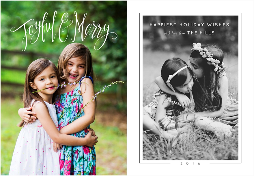 holiday cards sisters