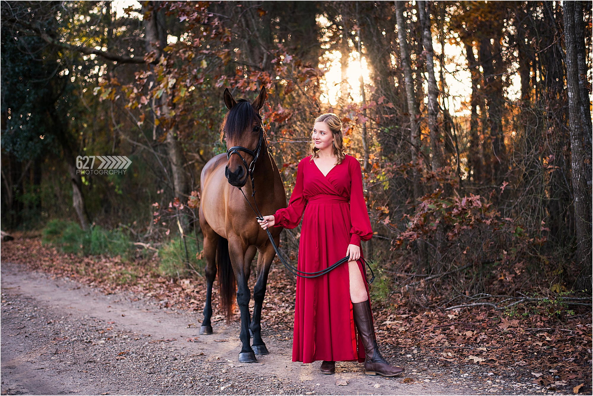 Senior Pictures Girl with her horse