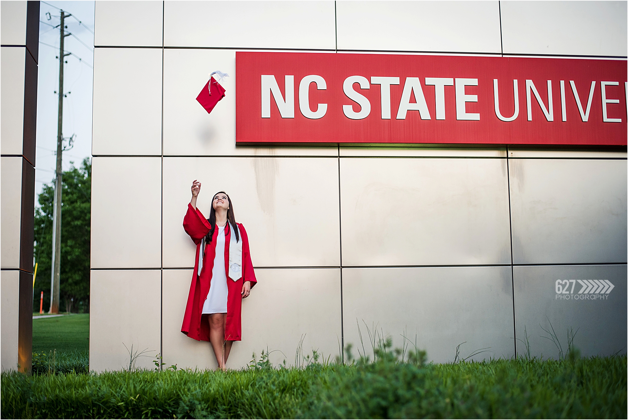 NC State Cap and Gown College Senior Portraits