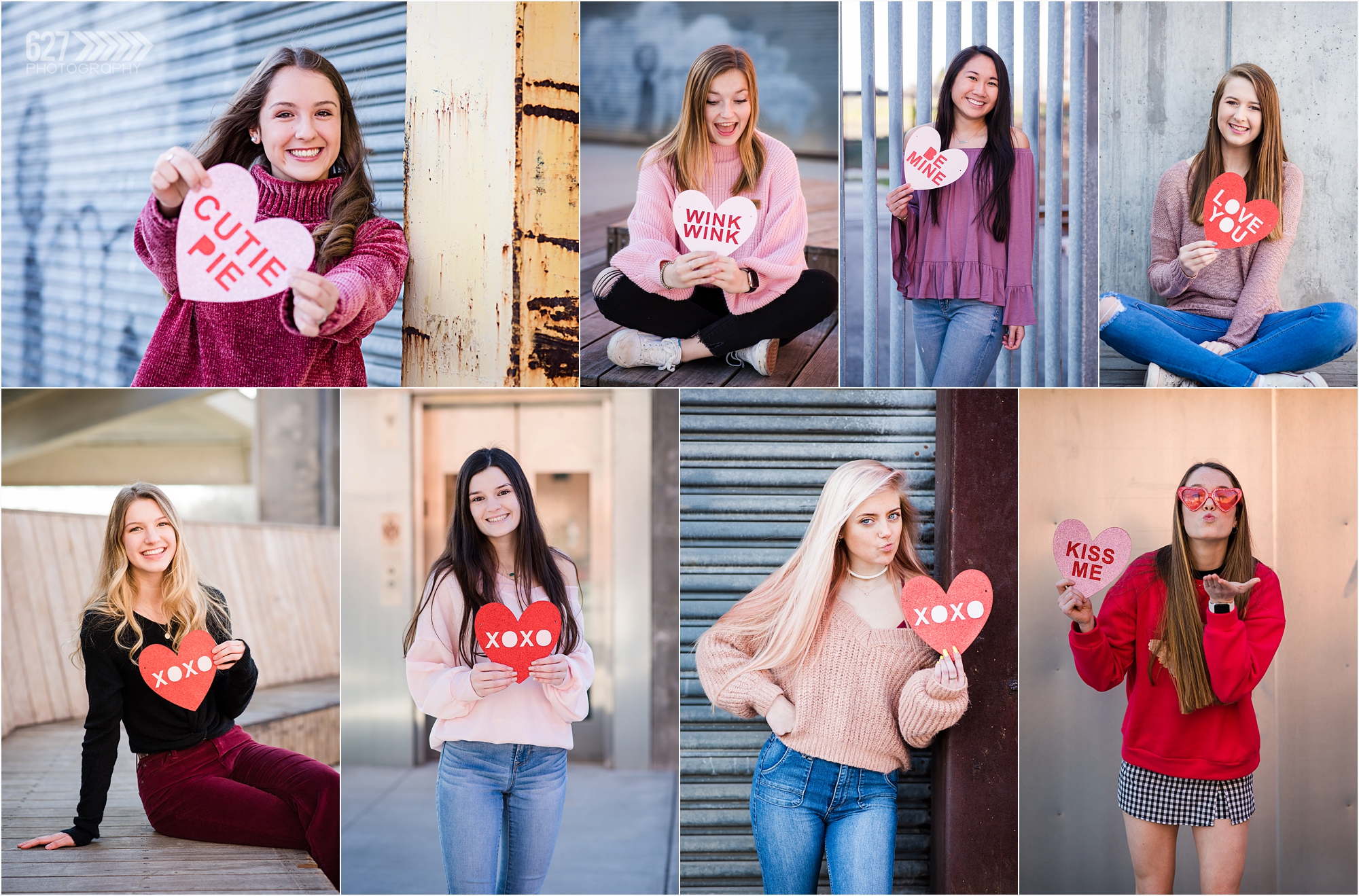Senior Model Team Valentines Galentines Theme