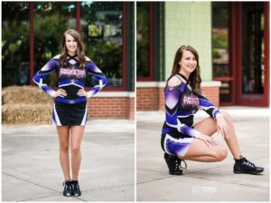 Senior Girl Portraits with Cheer Uniform