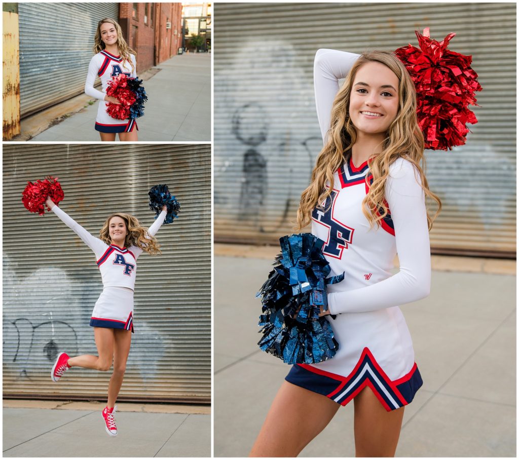 Senior Girl Apex Cheerleader Senior Portraits