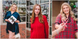 Class of 2026 Senior Model Team holiday photoshoot in Raleigh, NC