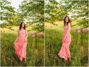 senior portraits at NC Museum of Art in Raleigh NC for Apex Friendship senior
