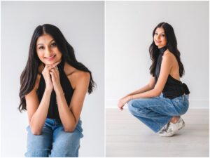 Senior photo session with multiple locations in Apex and Raleigh NC