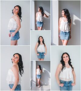 Class of 2027 Senior Model Team headshots in Apex NC