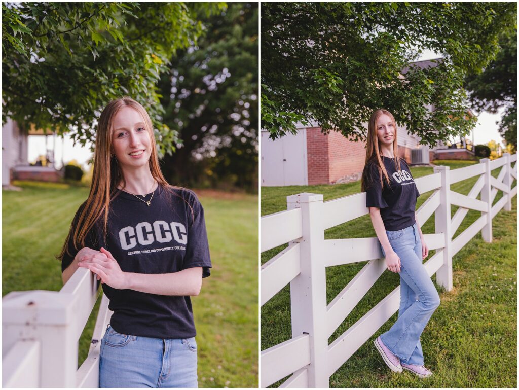 627 Photography Senior Model Team wearing college T-shirts