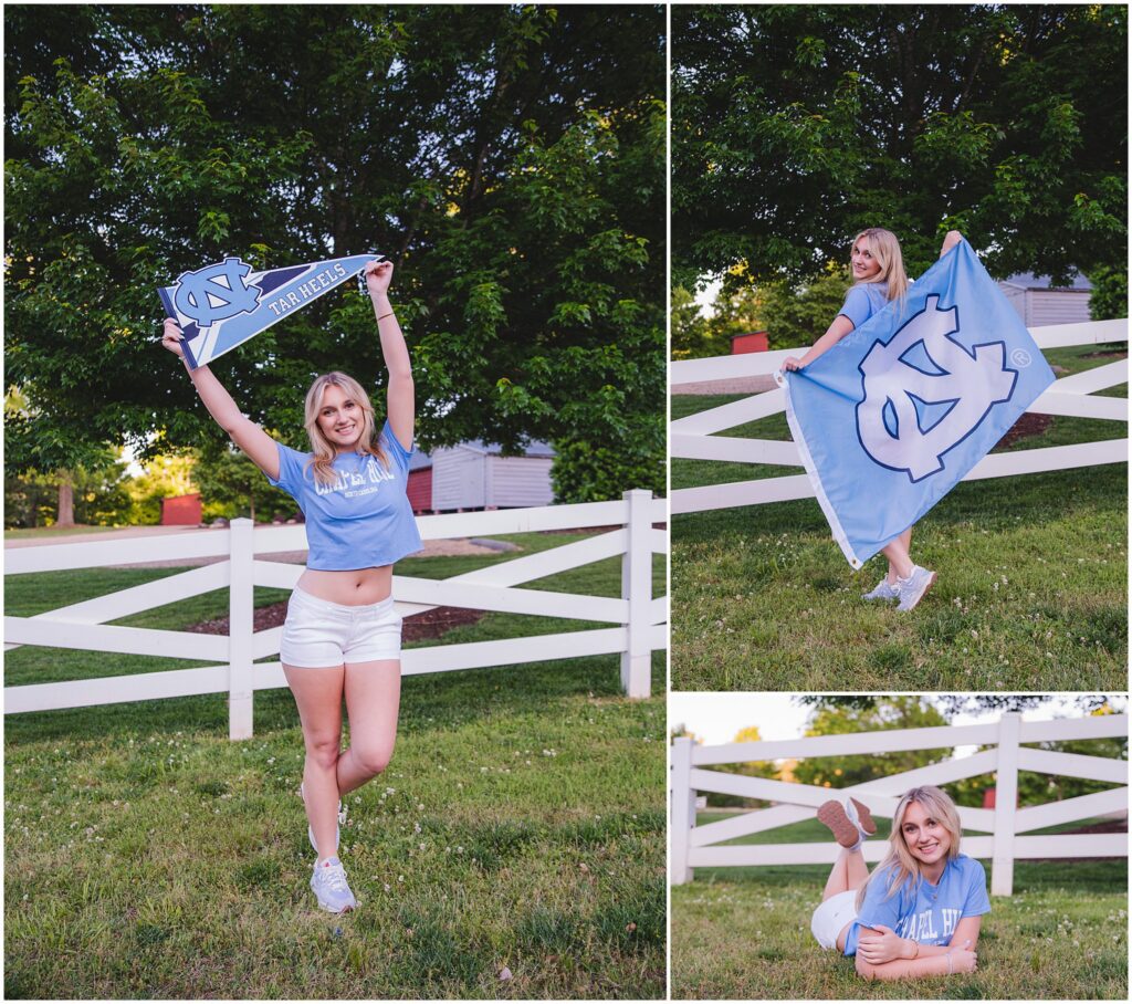 627 Photography Senior Model Team wearing college T-shirts