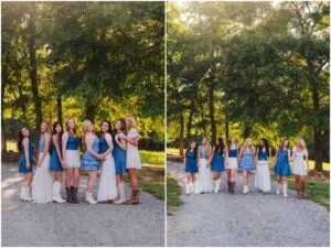 Senior Model Team wearing denim and white at a private property in New Hill, NC