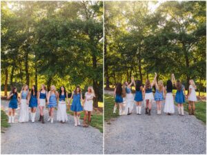 Senior Model Team wearing denim and white at a private property in New Hill, NC